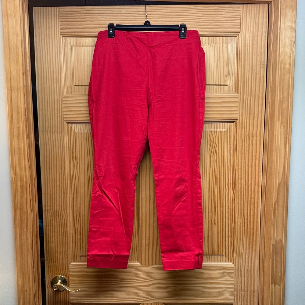 Old Navy Red Straight Leg Pants